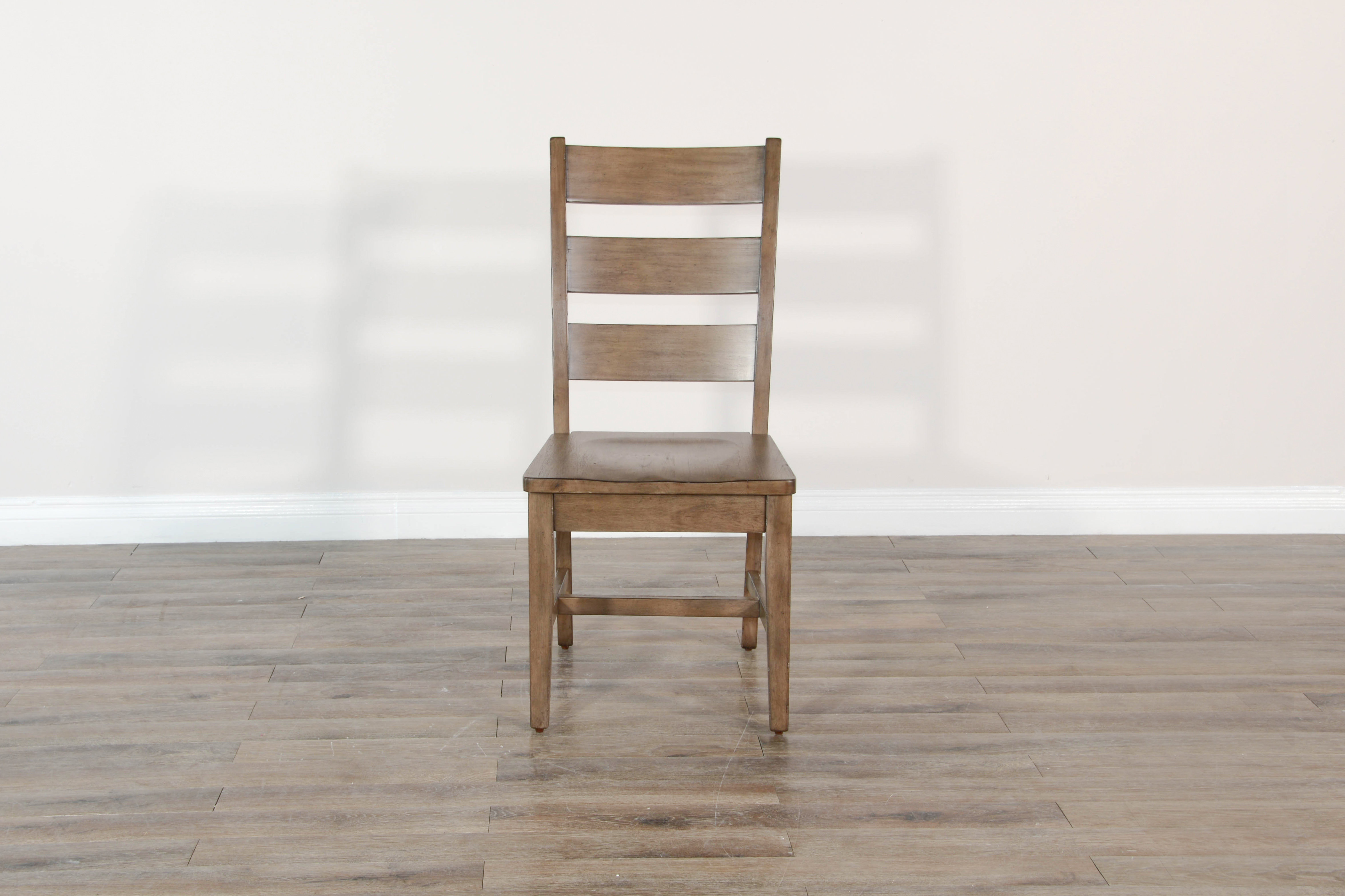 The Twillery Co Coweta Solid Wood Ladder Back Side Chair Dining Chair